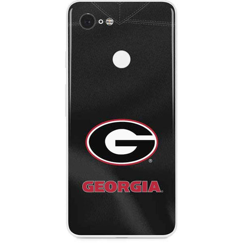 University of Georgia Black Jersey Google Pixel 3 Skin